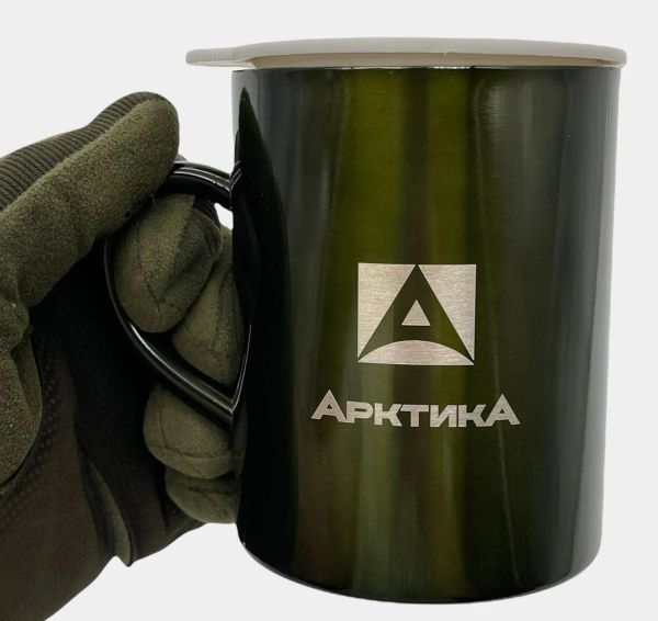 Термокухоль кольоровий Арктика - Зелений - 0,4 л