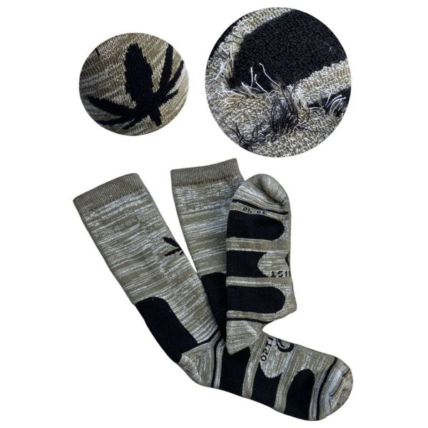 Термоноски Carpe Diem "Optimist" Конопля - Трекинговые - Зимние - Серо-зеленый