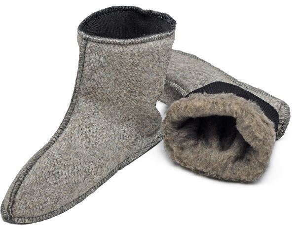 Вкладыши утепленные для ботильонов Nordman Alida ПС-24 c манжетой - Серый