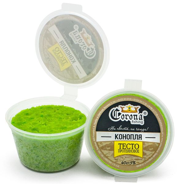 Тесто протеиновое Corona - 40 г - Конопля