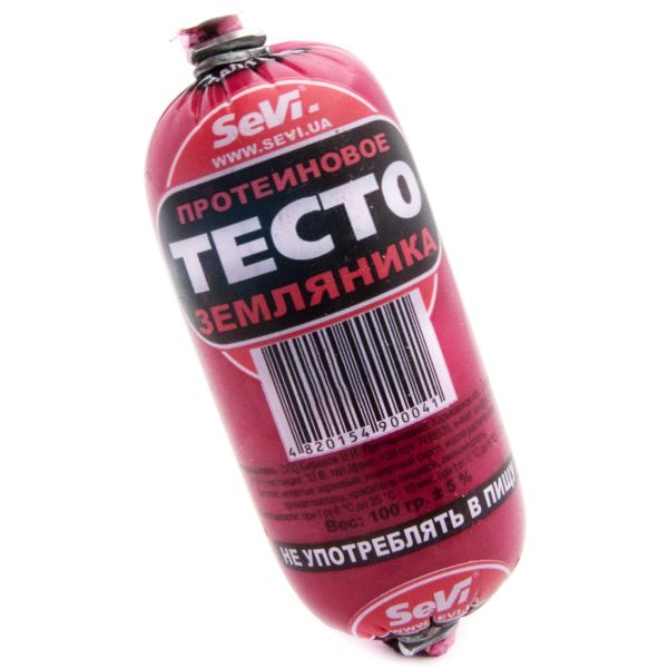 Тесто протеиновое Sevi - В тубе - 100 г - Земляника