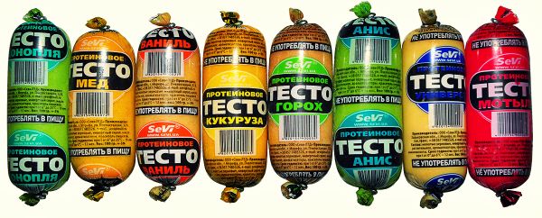 Тесто протеиновое Sevi - В тубе - 100 г - Земляника