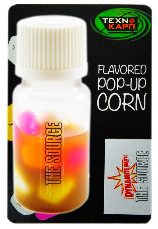 Силиконовая кукуруза - Технокарп - Pop-up Texnocorn Mix - 10 мм - The Source-Dynamite Baits - 10 шт/уп
