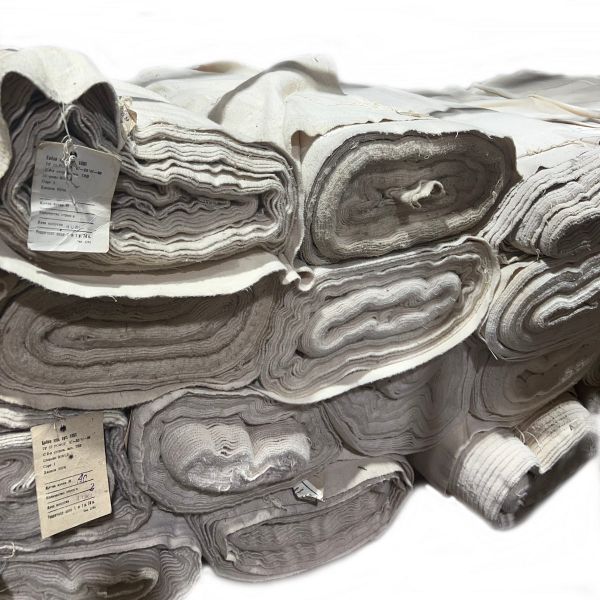 Ткань портяночная зимняя - Байка - Ширина 0,9 м - Белый - Рулон