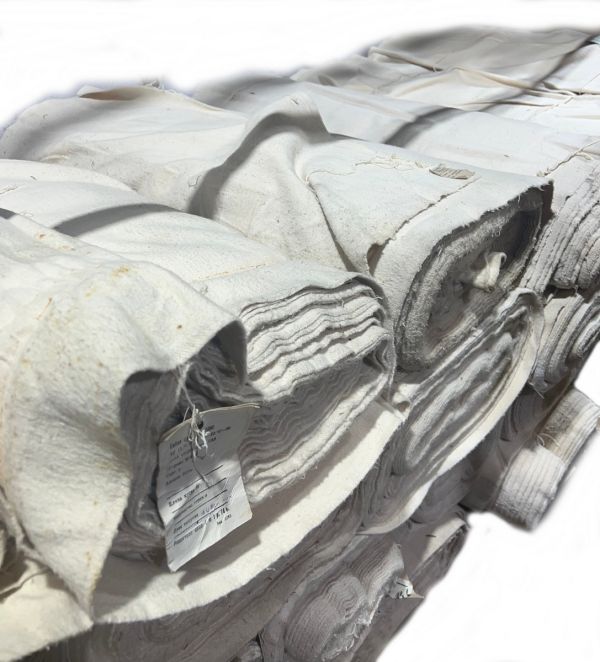 Ткань портяночная зимняя - Байка - Ширина 0,9 м - Белый - Рулон