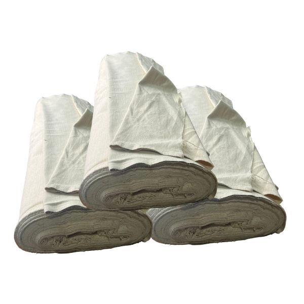 Ткань портяночная зимняя - Байка - Ширина 0,9 м - Белый - Рулон