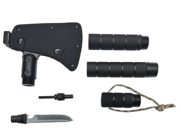 Топор молоток Traveler НН41 - 10 в 1 - Разборной - Туристический - 41 см