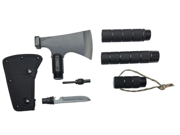 Топор молоток Traveler НН41 - 10 в 1 - Разборной - Туристический - 41 см