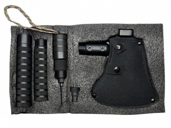 Сокира молоток Traveler НН47 - 10 в 1 - Розбірний - Туристичний - 47 см