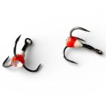 Тройник с каплей Anvi - Цвет 2 Бело-Красный - Камень белый