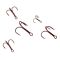 Трійник Fishing ROI Treble Hook T-2 RED - Корея - 5 шт/уп