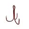 Трійник Fishing ROI Treble Hook T-2 RED - Корея - 5 шт/уп