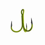 Тройник Fishing ROI Treble Hook T-4 UV Chartreuse BC - Корея - 5 шт/уп