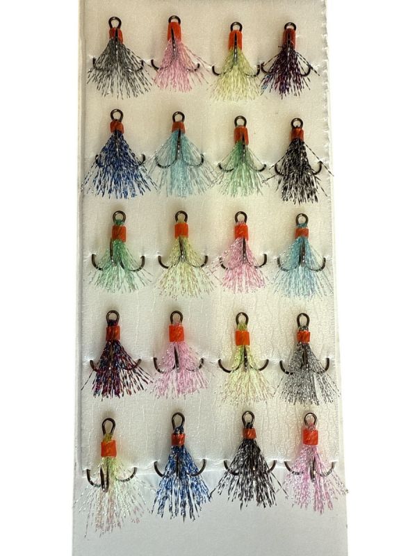 Трійник Globe з люрексом - Гачок №8 - Black Nickel