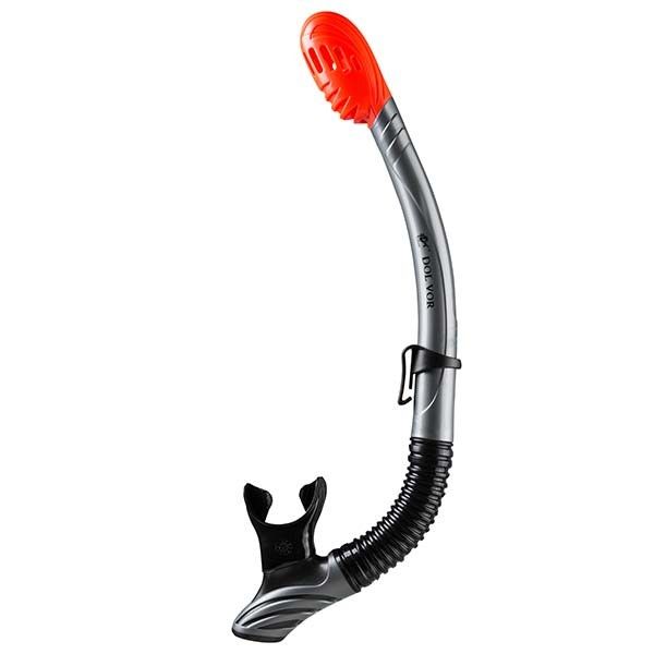 Трубка для плавания Dolvor SN134Р - Silver Gray