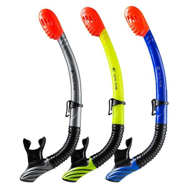 Трубка для плавания Dolvor SN134Р - Silver Gray