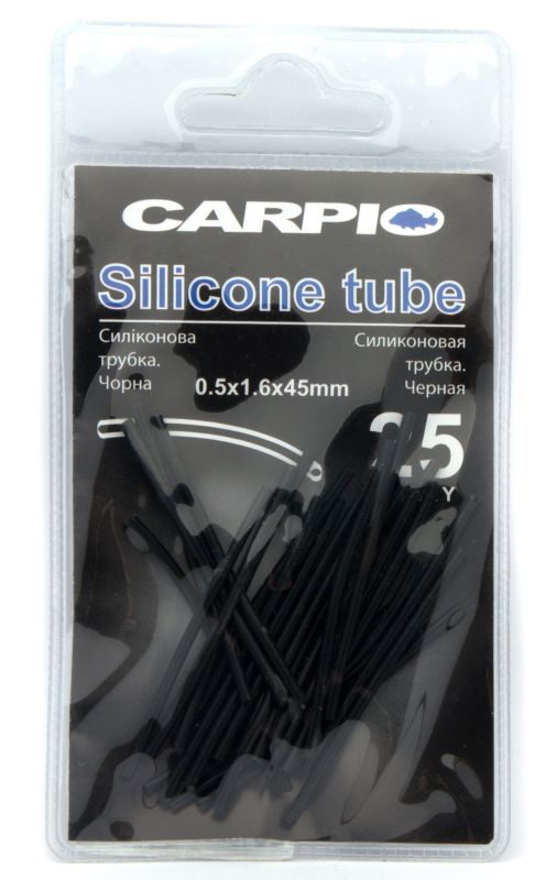 Силіконова трубка чорна Carpio Silicone tube