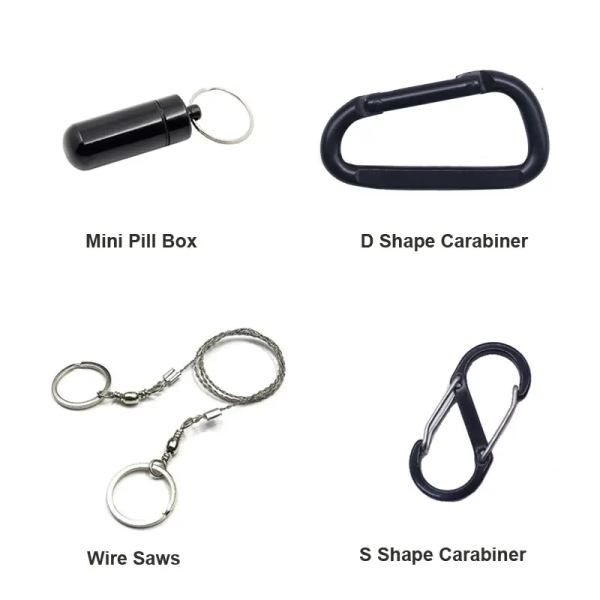 Туристический набор инструментов для выживания Traveler 15в1 SOS-15A