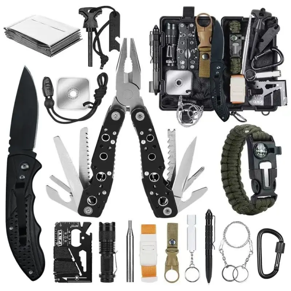 Туристичний набір інструментів для виживання Traveler 15в1 SOS-15B