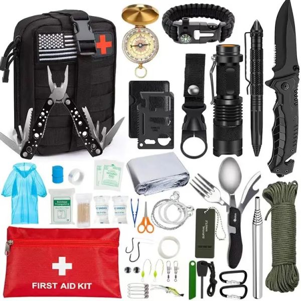 Туристический набор инструментов для выживания Traveler (28 Инструментов) SOS-28