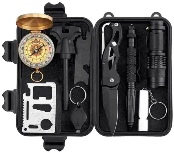 Туристический набор инструментов для выживания Traveler 10в1 SOS-8