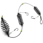 Готовая снасть Убийца карася Спутник №5 - Крашеный металл - Пружины 3 размера