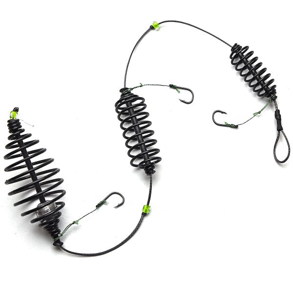 Готова снасть Вбивця карася Супутник №5 - Фарбований метал - Пружини 3 розміри