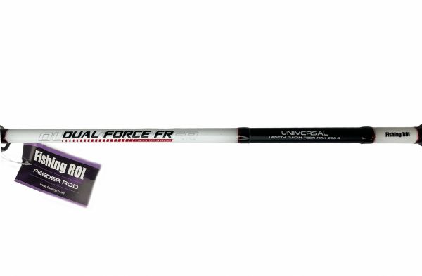 Вудилище універсальне Fishing ROI - Dual Force FR - 2 вершинки - Тест 200 г