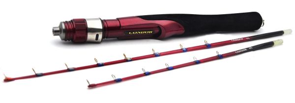 Удочка для зимней рыбалки - CONDOR - 2 хлыста - 45 и 55 см
