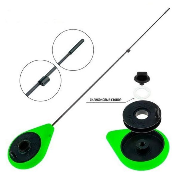 Удочка зимняя Akara PRIMA Gl обновлённая - Green (Зеленый)