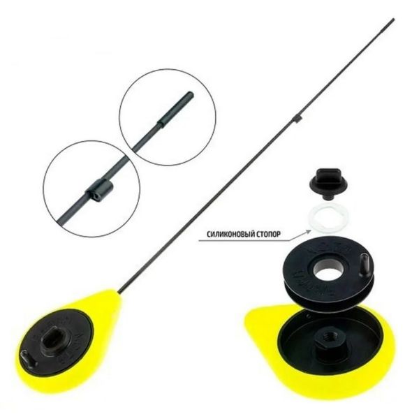 Удочка зимняя Akara PRIMA Gl обновлённая - Yellow (Желтый)