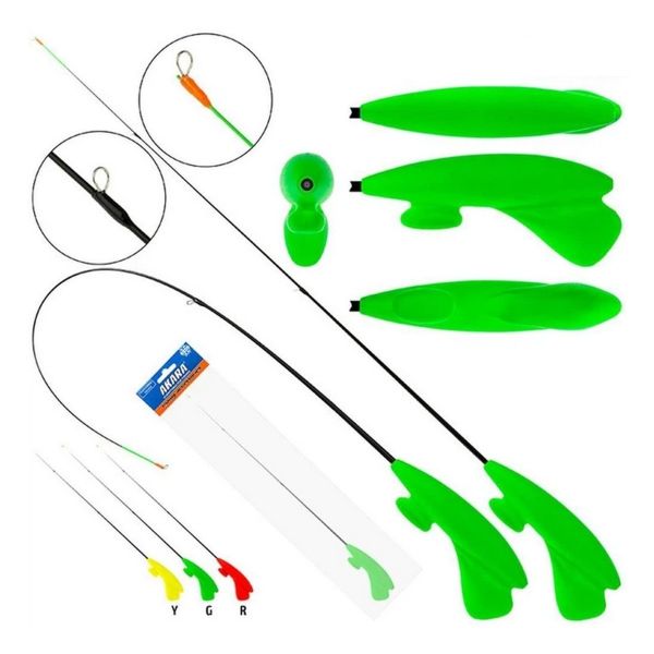 Удочка зимняя Akara RHS-G3 безкивковая - Green (Зеленый)