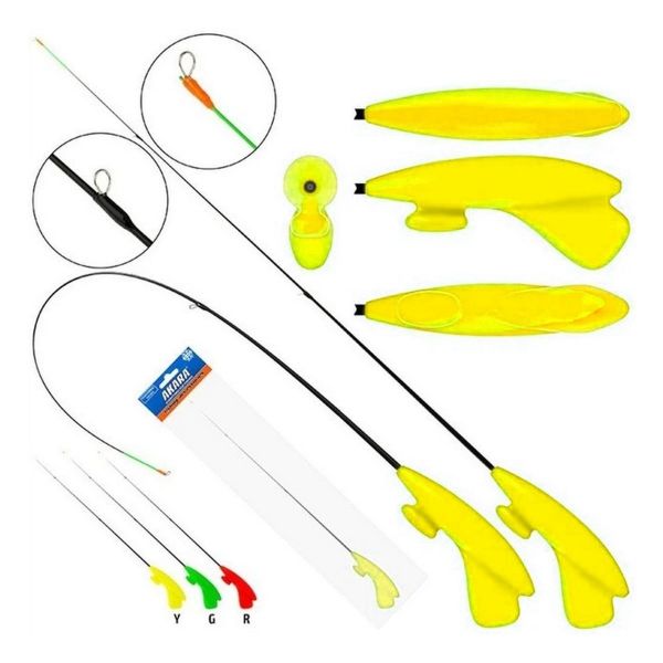 Удочка зимняя Akara RHS-Y3 безкивковая - Yellow (Желтый)