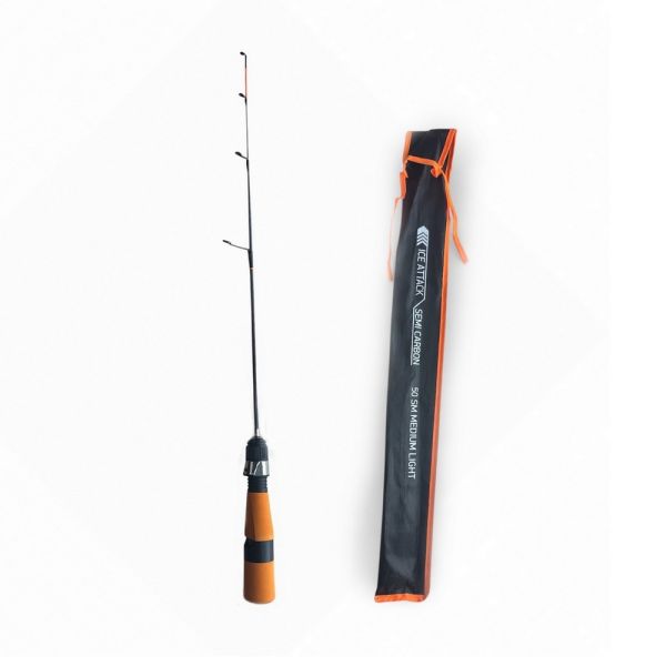 Вудка зимова Akara Ice Attack Semi Carbon 50 см - Medium Light