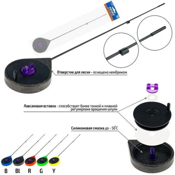 Вудка зимова Akara ULTRA SPORT - Red (Червоний)