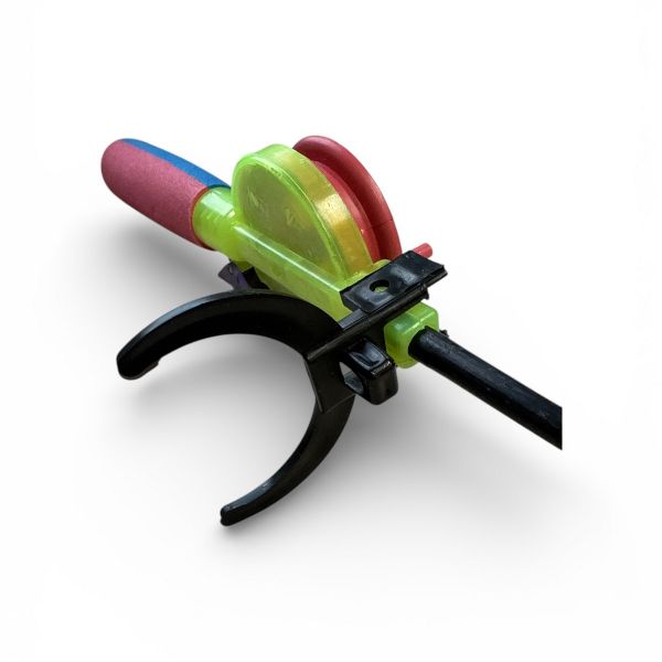 Вудка зимова Anvi - Ручка EVA 95 мм - Відкрита шпуля - З курком