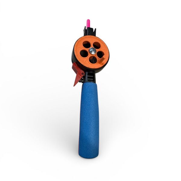 Вудка зимова Anvi - Ручка EVA 95 мм - Закрита шпуля - З курком