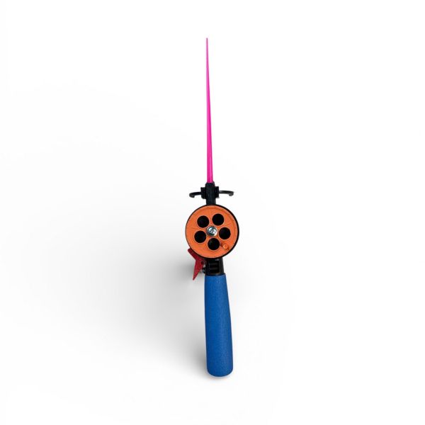 Вудка зимова Anvi - Ручка EVA 95 мм - Закрита шпуля - З курком