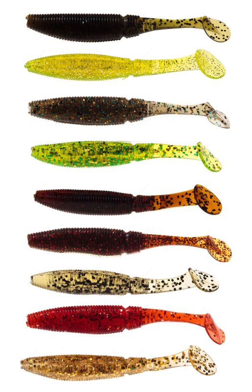 Віброхвіст Kosadaka Hart Shad 75 мм - Упаковка 4 шт.