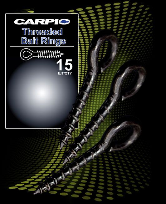 Монтаж саморіз для насадок Carpio Threaded Bait Rings - Гвинт для кріплення насадки - 15 шт/уп