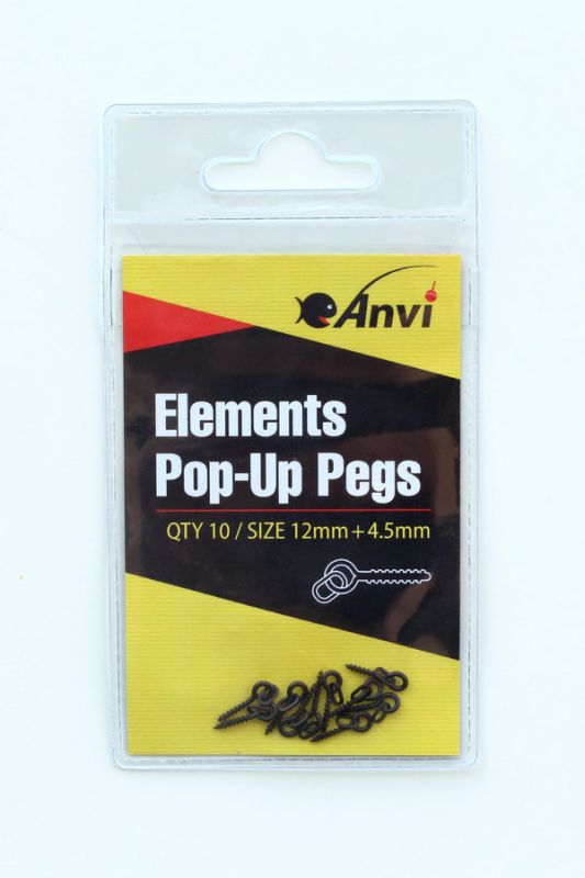 Гвинтове кріплення Anvi для Pop-Up Elements Pop-Up Pegs - Ø4,5 мм - Довжина 12 мм - 10 шт/уп