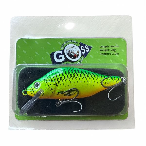 Воблер Karas Goss - 9см/20гр (0-2,0м) - Floating - Шумовий