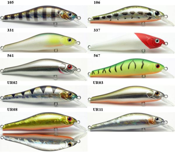 Воблер Usami Datsu 80F-SR - Floating - 7.4 г - 80 мм - 0,7-1,0 м