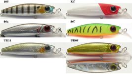 Воблер Usami Tesuta Suspend - 5.1 г - 55 мм - 0,5-1,0 м