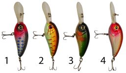 Воблер Viva Fishing Hep Crank 55F - 12 г - Floating - 55 мм - 1,6 м