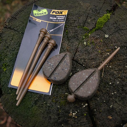 Втулка для грузил Fox Edges Tadpole Inline Insert - Trans Khaki - 10 шт/уп
