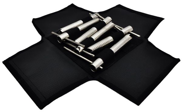 Ввертыши для зимней палатки Anvi в сумке- 6 шт./уп - Ø14 мм - Титан