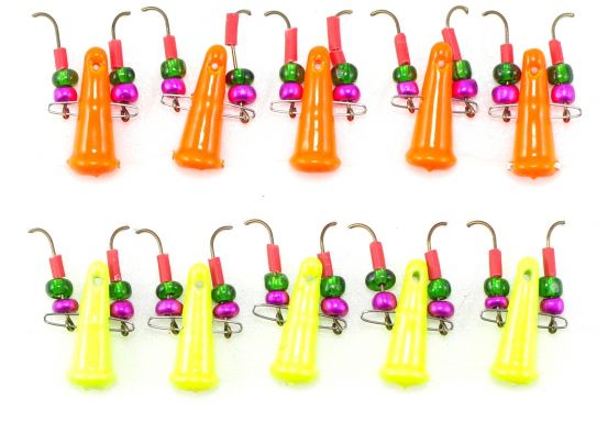 Яйцо для зимней рыбалки FRY - 25 мм - Неон - 20 штук