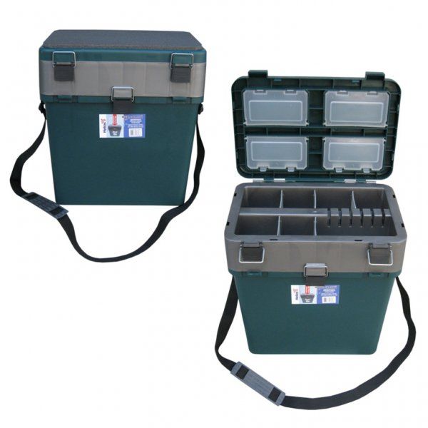Ящик для зимової риболовлі Тонар Барнаульський Helios - Зелений