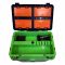 Ящик для зимової риболовлі - 18 л - 35x39x18 см - Чорно-синьо-салатовий